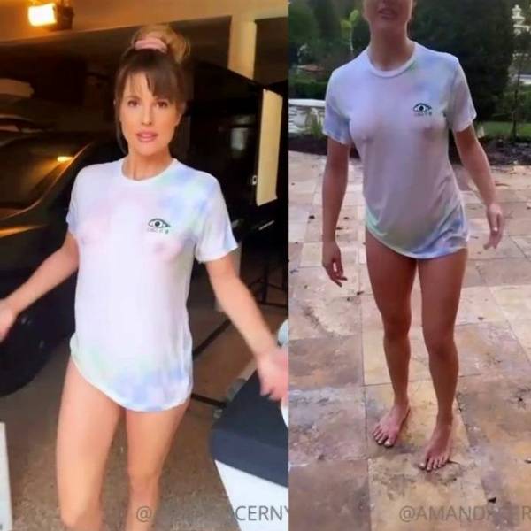 Amanda Cerny Nipples Wet Shirt Onlyfans Video Leaked - Usa on girlsabc.com