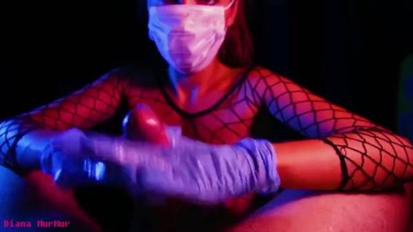 Slutty nurse stroking dick in gloves xxx free porn videos on girlsabc.com