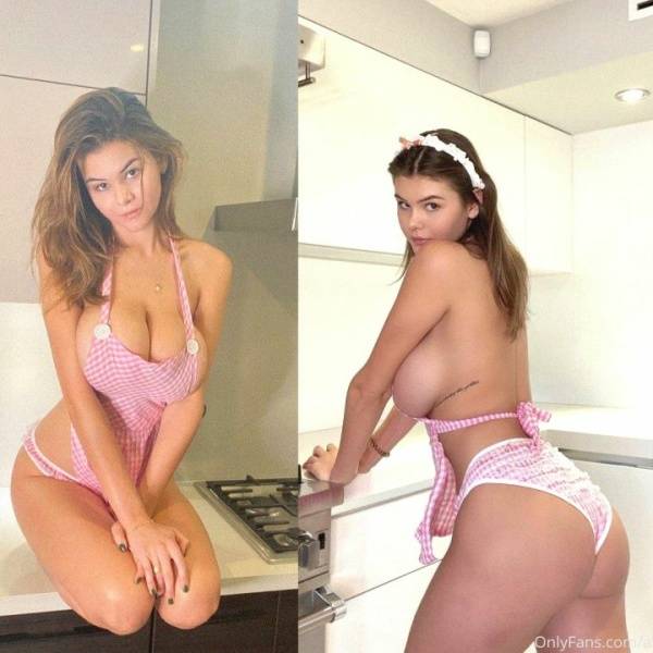 Ashley Tervort Naked Cooking Apron Onlyfans Set Leaked on girlsabc.com