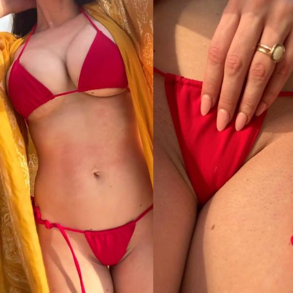 Abby Opel Nipple Beach Bikini Tease Onlyfans Video Leaked - Usa on girlsabc.com