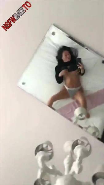 Asa Akira playing on bed snapchat premium 2019/11/13 porn videos on girlsabc.com