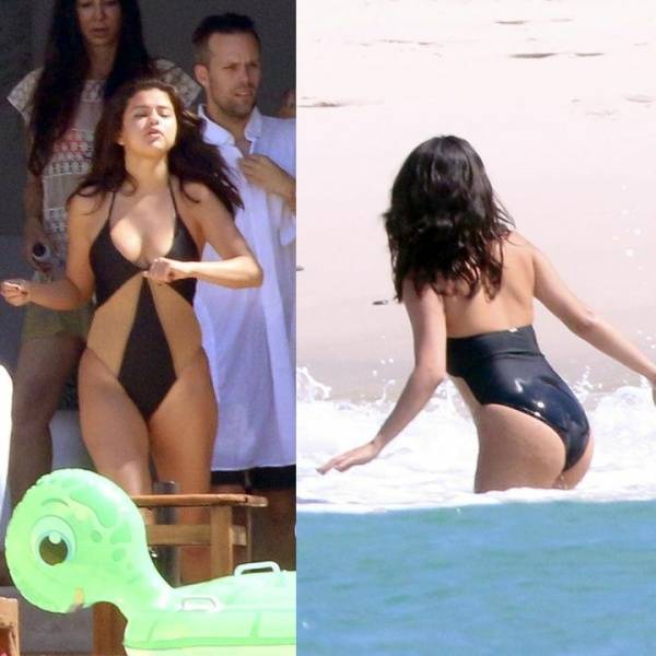 Selena Gomez Sexy Paparazzi One-Piece Swimsuit Set Leaked - Usa on girlsabc.com