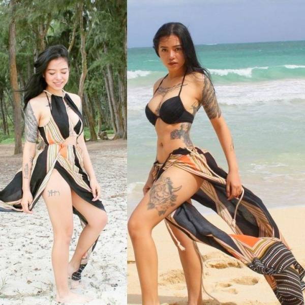 Bella Poarch Hot Beach Bikini Set Leaked - Britain - Usa on girlsabc.com