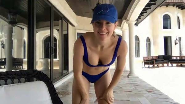 Amanda Cerny Bikini Dance Workout Livestream on girlsabc.com