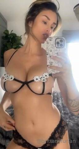 Brittany Furlan Lingerie Selfie Mirror Onlyfans Video Leaked - Usa on girlsabc.com