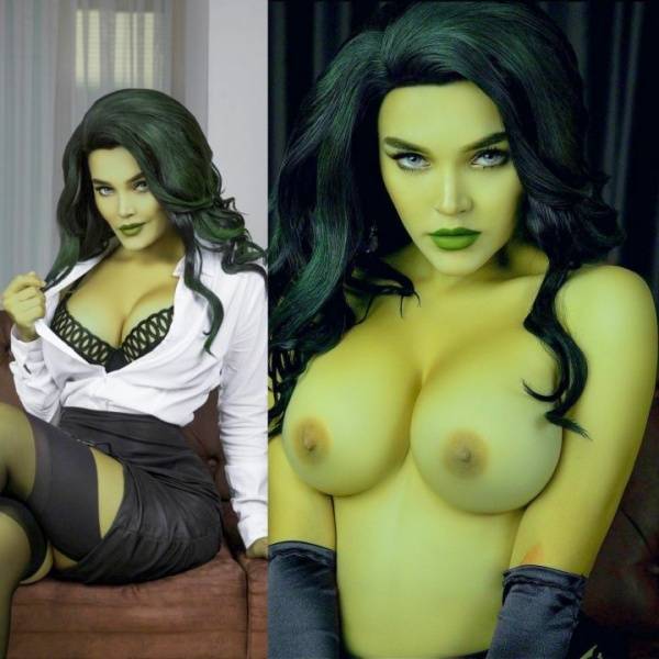 Kalinka Fox She-Hulk Cosplay Patreon Set Leaked - Russia - Usa on girlsabc.com