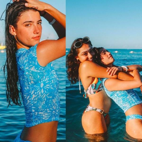 Charli D’Amelio Candid Bikini Beach Set Leaked - Usa on girlsabc.com
