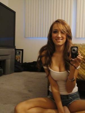 Petite babe Victoria Rae Black makes a few self shots showing off naked body on girlsabc.com