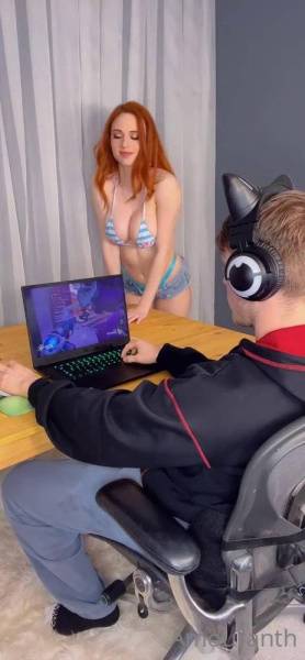 Amouranth Nude Gamer Dildo Blowjob Onlyfans Video Leaked on girlsabc.com