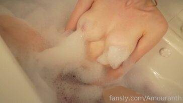 Amouranth Nude Bathtub Vibrator Fansly Video Leaked on girlsabc.com