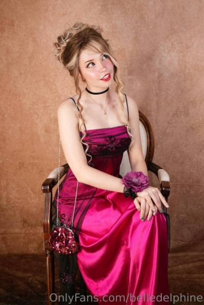 Belle Delphine Nude Prom Night Red Dress Onlyfans Set Leaked on girlsabc.com