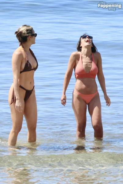 Janette Manrara & Ashley Roberts Laugh and Joke on the Beach in Marbella (74 Photos) on girlsabc.com