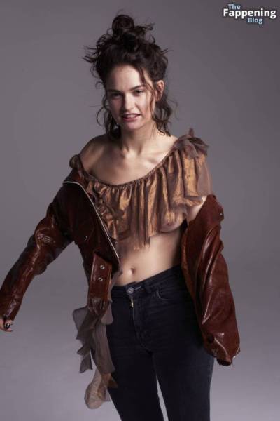 Lily James Nude & Sexy – Glamour Magazine (45 Outtake Photos) on girlsabc.com