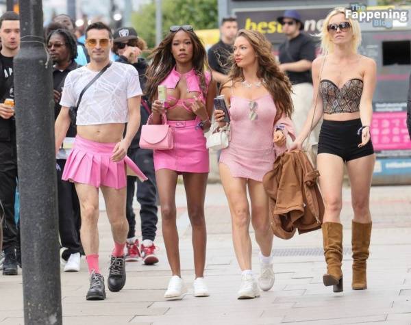 April Banbury & Whitney Hughes Display Their Boobs at Wireless Festival in London (21 Photos) on girlsabc.com