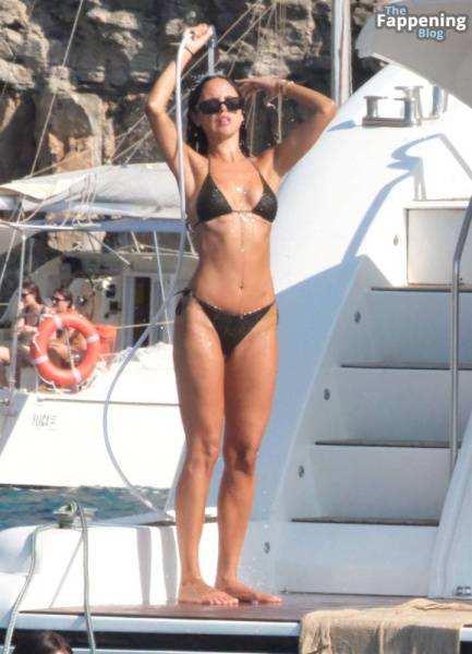 Eiza González Shows Off Her Sexy Bikini Body on a Luxurious Yacht in Ibiza (24 Photos) on girlsabc.com