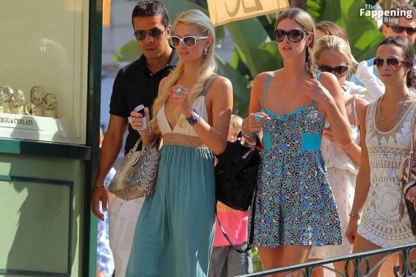 Paris and Nicky Hilton Go Shopping in Monte-Carlo (67 Photos) - France on girlsabc.com