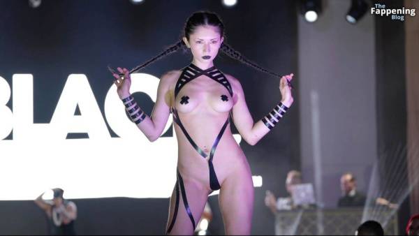 Sexy Models Walk the Runway for the Black Tape Project Fashion Show (46 Photos) on girlsabc.com