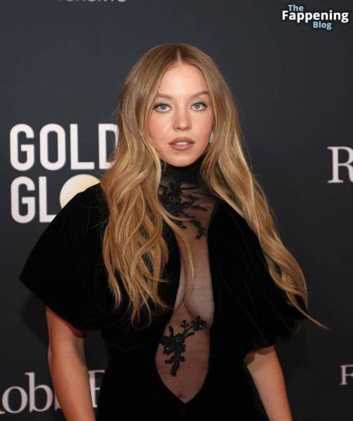 Sydney Sweeney Shows Off Her Sexy Breasts at The Road to the Golden Globes Party (42 Photos) on girlsabc.com