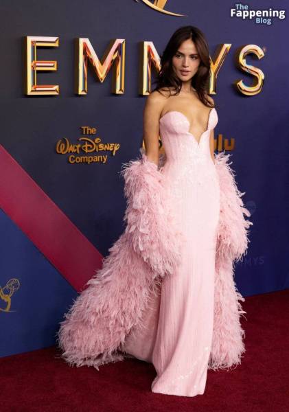 Eiza González Displays Her Sexy Tits at the 76th Primetime Emmy Awards (40 Photos) on girlsabc.com